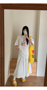 セーラーコットンオーバーフィットT