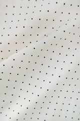 Dot button blouse_ivory
