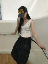 [Ritcore MADE] Mini Dot Wide Denim Pants (2c)