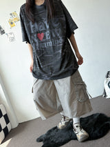 Olhaty Camo Oversized Long Sleeve T-Shirt 2color