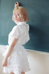 bigribon frill shirt 