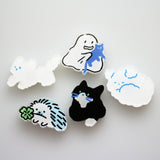 Magnet moonggae white dog