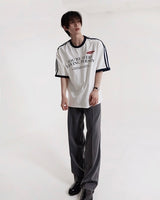"Tension Semi-Long Slacks "
