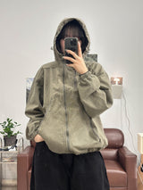 CATION DIAGONAL LINE HOODIE JUMPER