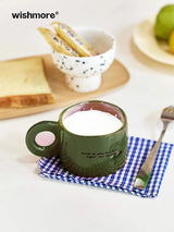 Creative couple ceramic mug gift box
