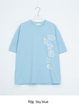 [unisex] キライ プリンティング ルーズフィット ショート スリーブ ティー
