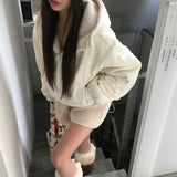 【BELLIDE MADE】ボアフリース＋コーデュロイリバーシブルジップアップパーカー