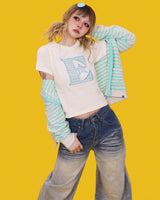 パパイヤ ロー デニム パンツ
