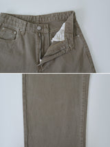 Darunel Cotton Hidden Banding Wide Pants (3color/ 2type)