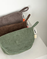 Pouch bag Corduroy Winter Forest