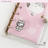 A7 glitter binder