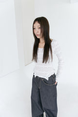 ローズフリルトップ(2colors)