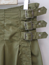 fancy buckle wrap skirt 