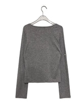 Lei Button Roll-up Long Sleeve Tee