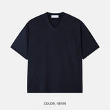 LMN Summer Layering Crop V-Neck Short Sleeve Tee (8 colors)