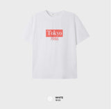 ルックリトルヴィンテージシティレタリングクロップショートスリーブTシャツ