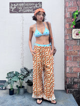 UnsocialNight Broken Flower Yamamoto Casual Trousers
