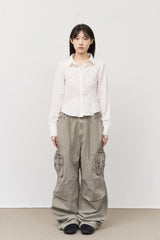 (W) Arc Wrinkled Shirt