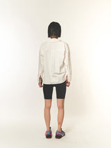 ビッグカラー2ウェイジッパーシャツ (FOR WOMEN)