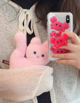 キティフォーク人形キーホルダー (pink)