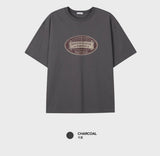 Look Sented American Vintage Graphic Oversized Short Sleeve T-Shirt