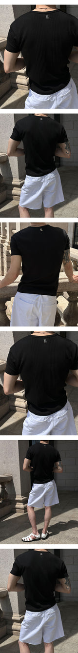 [S/S] Rough cutting short denim pants(2color)