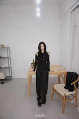 Vibe open long-sleeved cardigan knitwear