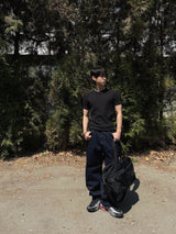 Esther Lettering Denim Pants 3C