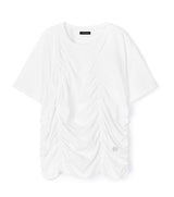 [LAN ARCHIVE] Front Shirring Short Sleeve T-Shirt