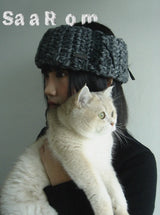 【MADE】 Crochet Silk Hair Band - Grey