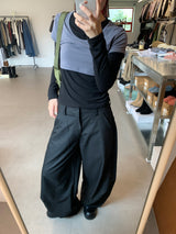 バックフリップサテンスラックス (2color)