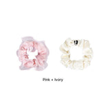 Soft Satin Scrunchie Set_4 color (+Tin case)
