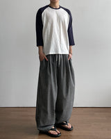 Pitch Slub Three Quarter Sleeve T
