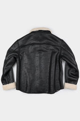 Lux eco fleece leather mustang