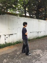 ザフィアー レタリングショートスリーブTシャツ 4C