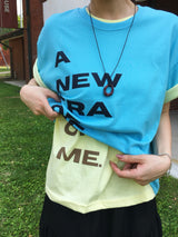 New Era Lettering Cropped Short-Sleeve T-Shirt (5c)
