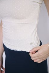 [MADE] Roselle Lace Halter Top & Bolero Cardigan Set