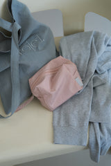 puff pouch (pink_nylon)