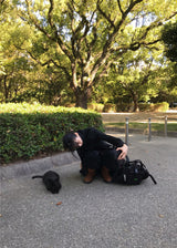 ストライプブレンドシャツ