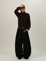 EA Knit Crop Zip-Up