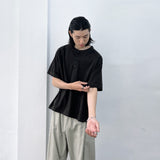 Structured Cut Henley SS