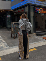 ハーフカモカラーマッチングライントレーニングパンツ
