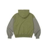 Earth button hoodie / Leaf