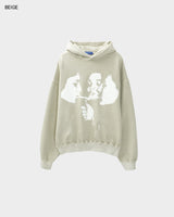 Smoking pigment overfit hoodie