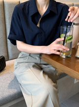 [Lè made] Lè made サマーリネンワイドスラックス / 3 colors