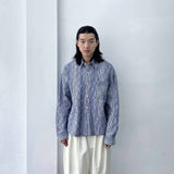 Ripple Texture Stripe Shirt