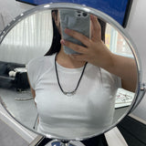 Clear Ball Antique Layered Necklace
