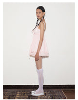 rirri SS New Arrival: 100% Cotton Jacquard Princess-Line Dress & Elastic-Waist Bloomer Shorts Set