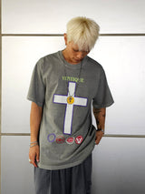 VENTIQUE マイケルスメイルTシャツ 2color