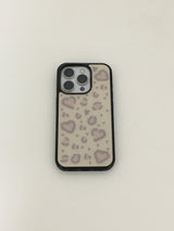 heart leopard (beige) case 